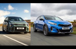 Kia Picanto and XCeed, 2025, front, composite